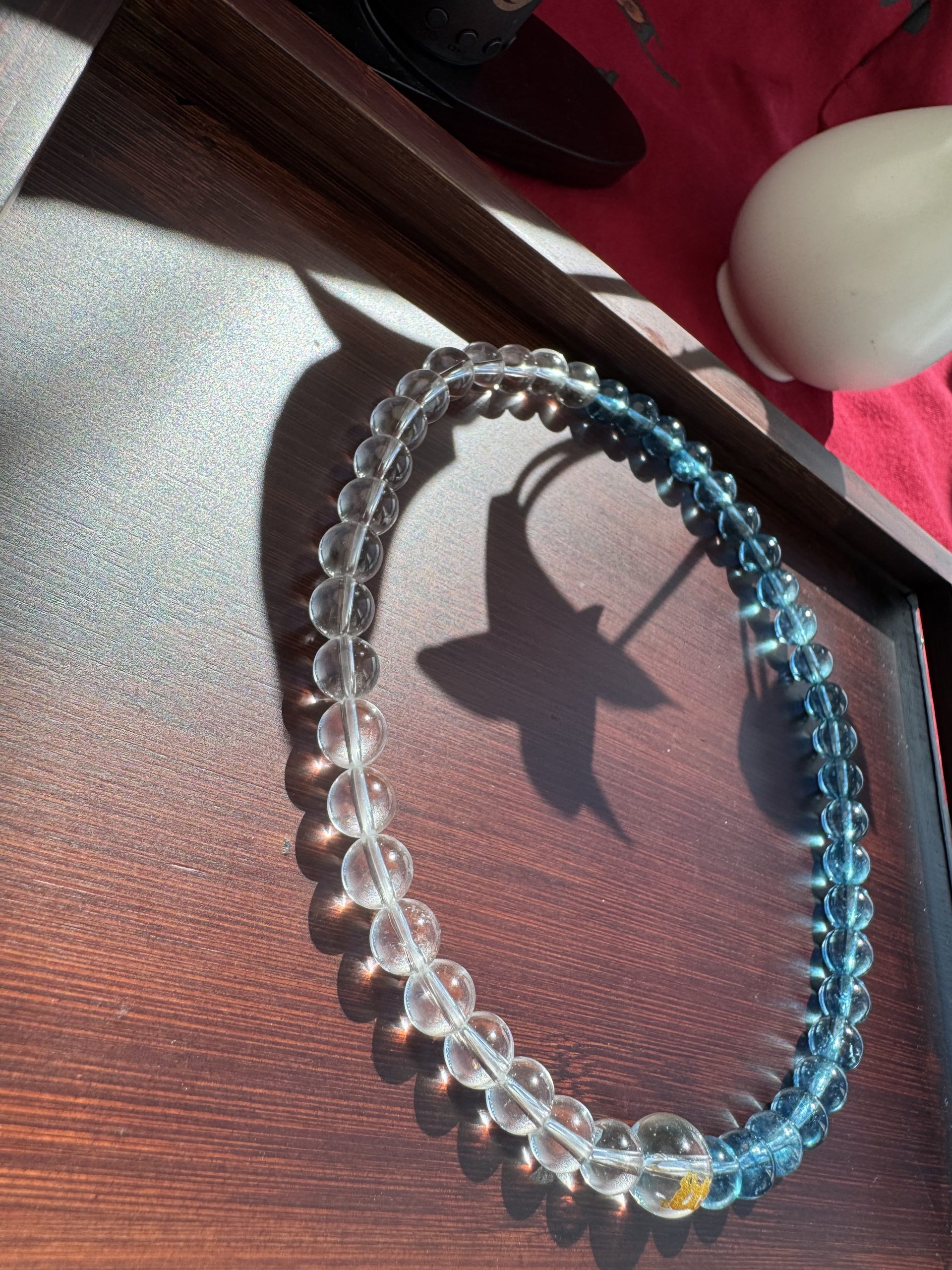 Dual Rings: Gold-Water · Celestial River Flow An energy bracelet exclusively for those aligned with the Water element. - Image 11