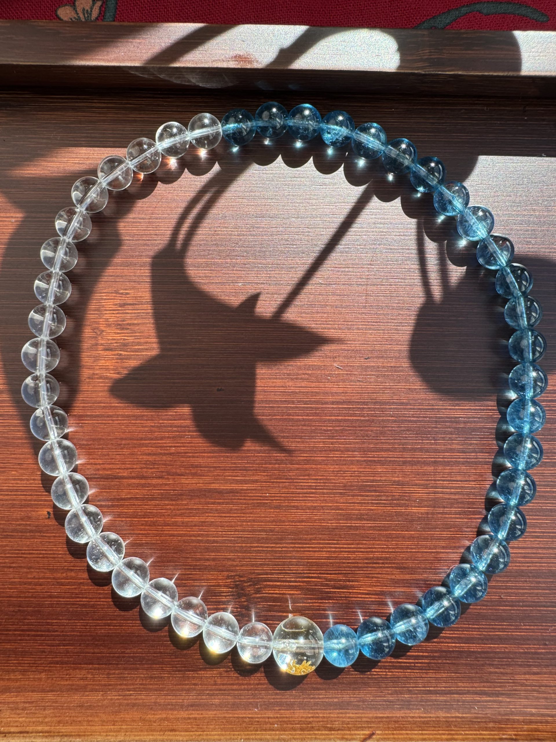 Dual Rings: Gold-Water · Celestial River Flow An energy bracelet exclusively for those aligned with the Water element. - Image 10