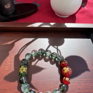 Wood-Fire Illumination · Mantra-Guided Fortune | Exclusive Energy-Activating Bracelet for Fire Element Individuals
