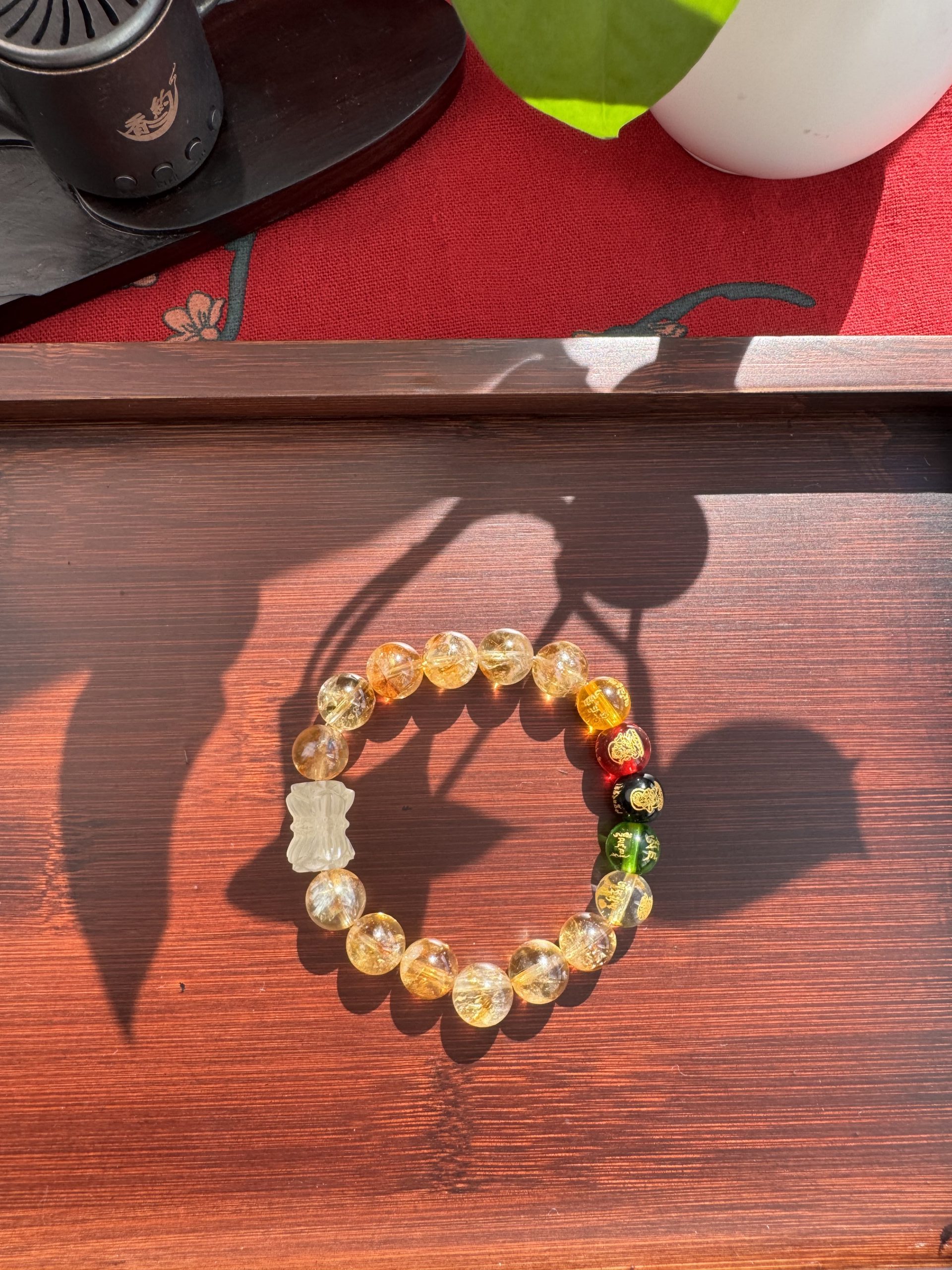 Fire Generates Earth · Fortune Born from Heaven An earth energy bracelet exclusively for those aligned with the Earth element. - Image 10