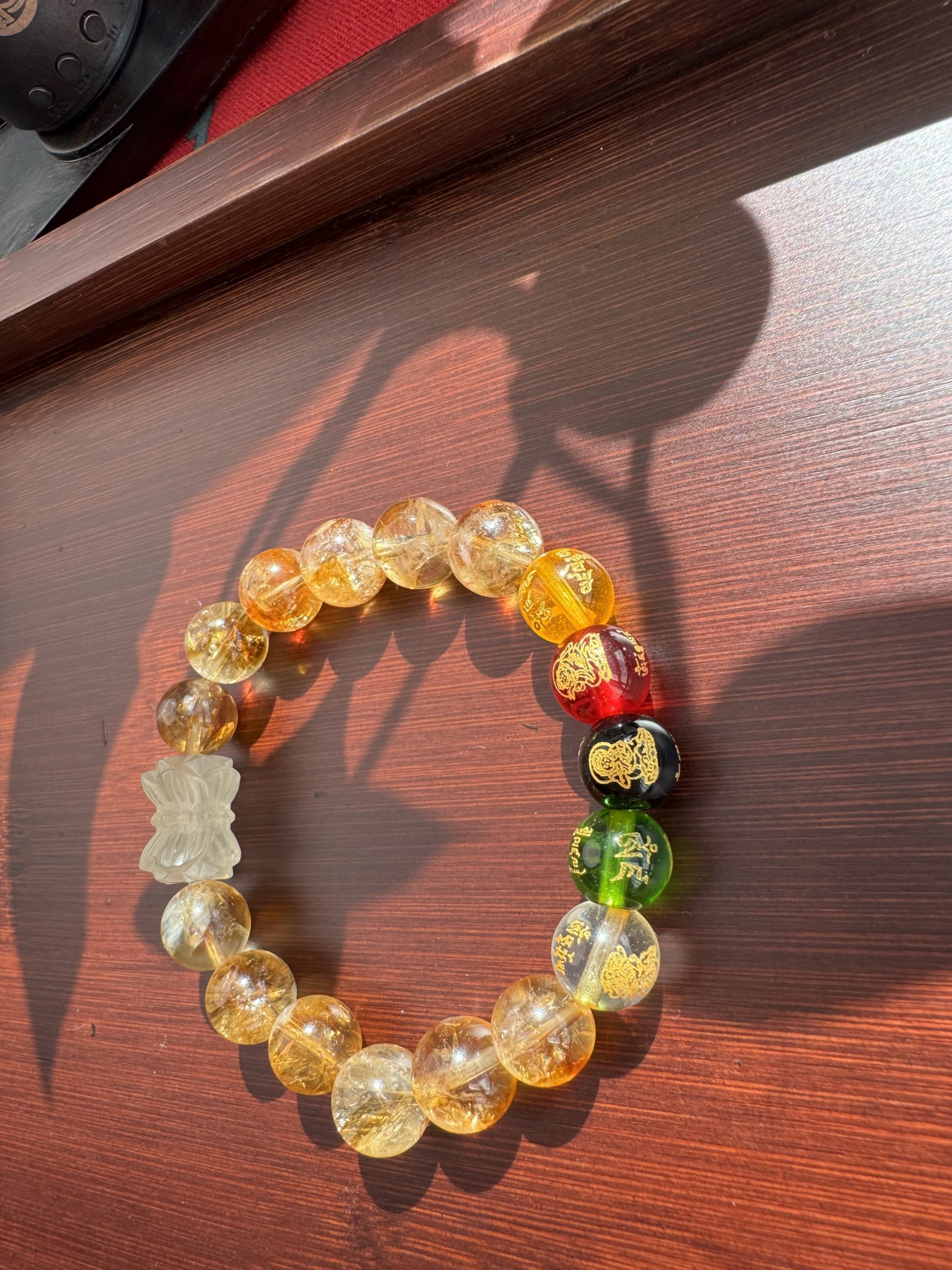 Fire Generates Earth · Fortune Born from Heaven An earth energy bracelet exclusively for those aligned with the Earth element. - Image 8