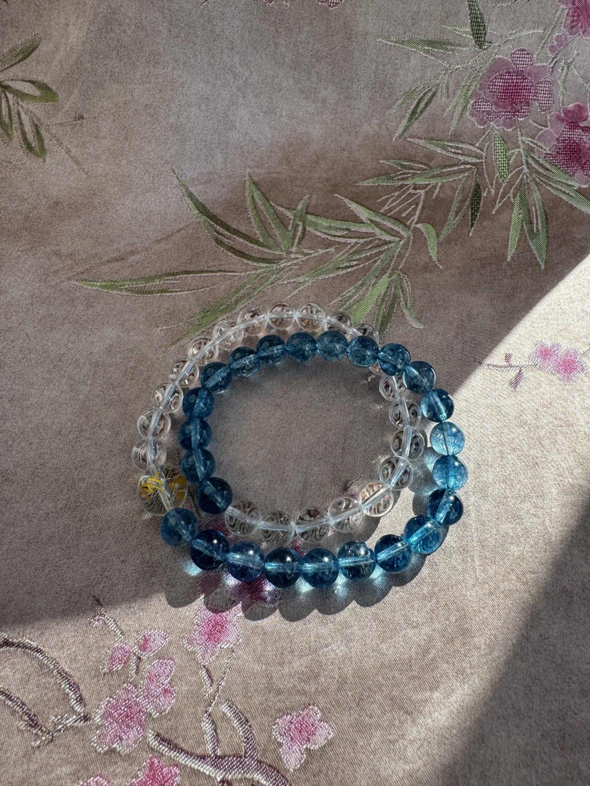 Dual Rings: Gold-Water · Celestial River Flow An energy bracelet exclusively for those aligned with the Water element. - Image 8