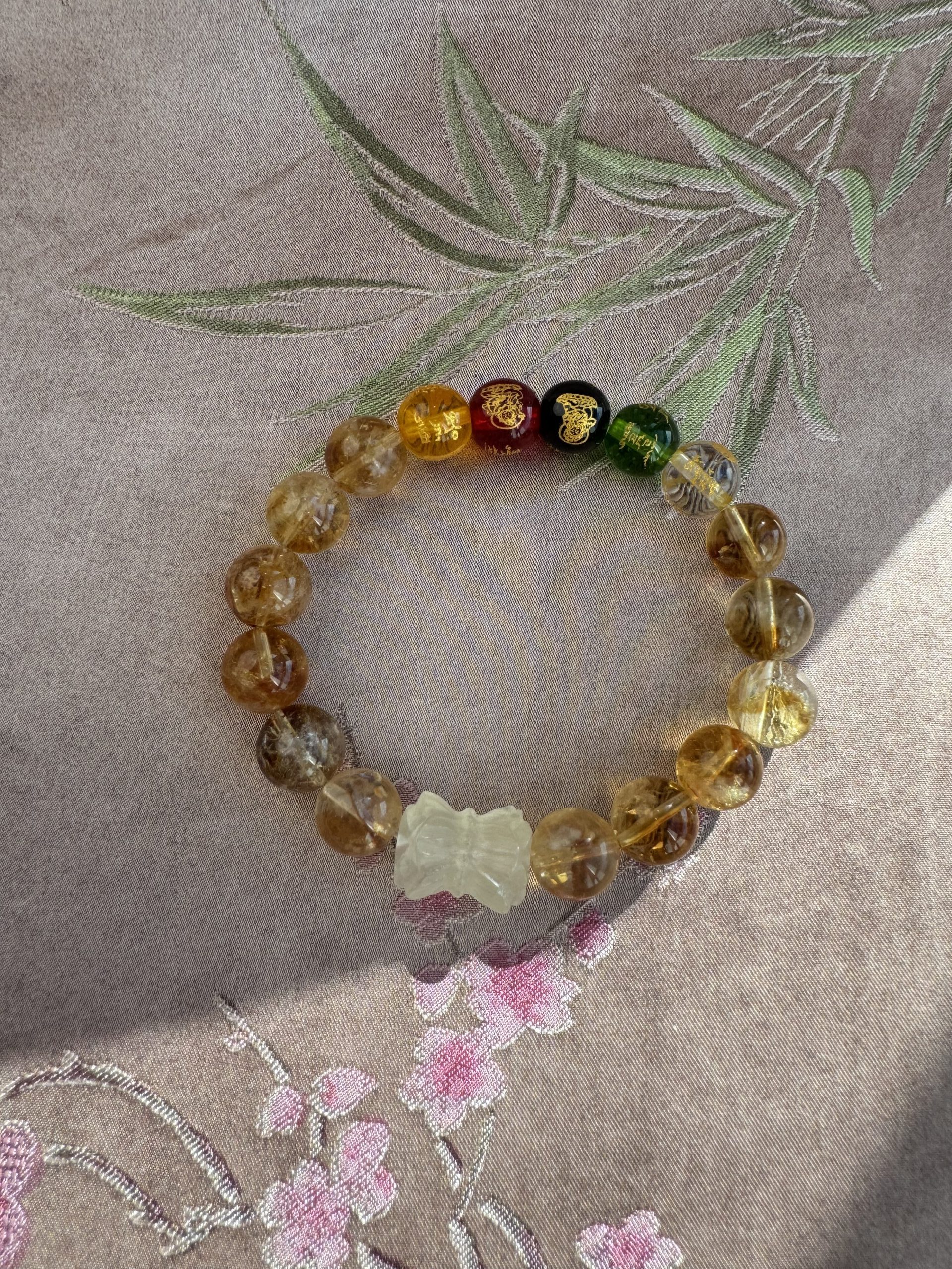 Fire Generates Earth · Fortune Born from Heaven An earth energy bracelet exclusively for those aligned with the Earth element. - Image 6