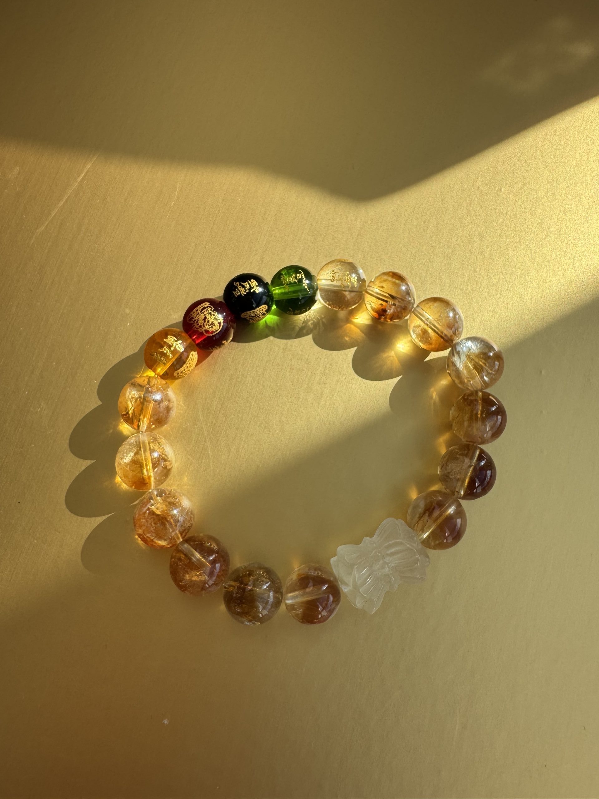 Fire Generates Earth · Fortune Born from Heaven An earth energy bracelet exclusively for those aligned with the Earth element. - Image 5