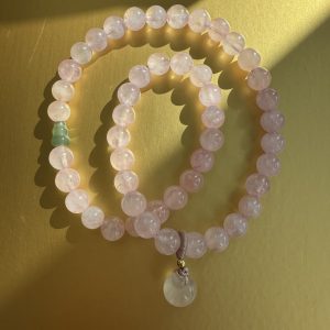 Exclusive for Fire Element Favored Individuals | Dual-Loop Pink Quartz Blessing & Wisdom Bracele
