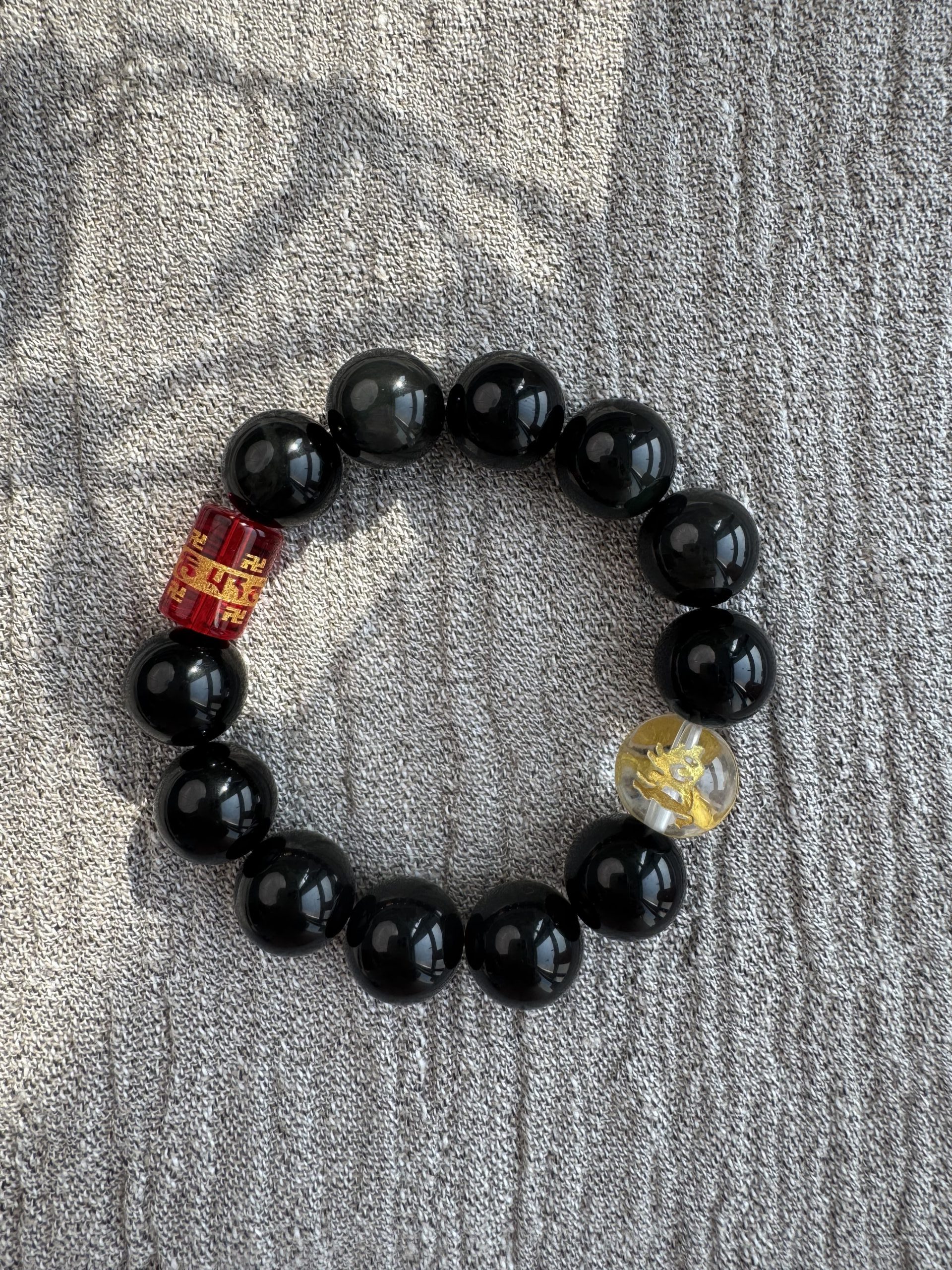 Mystic Water Channels · Mantra-Guided Fortune  A water energy bracelet exclusively for men
