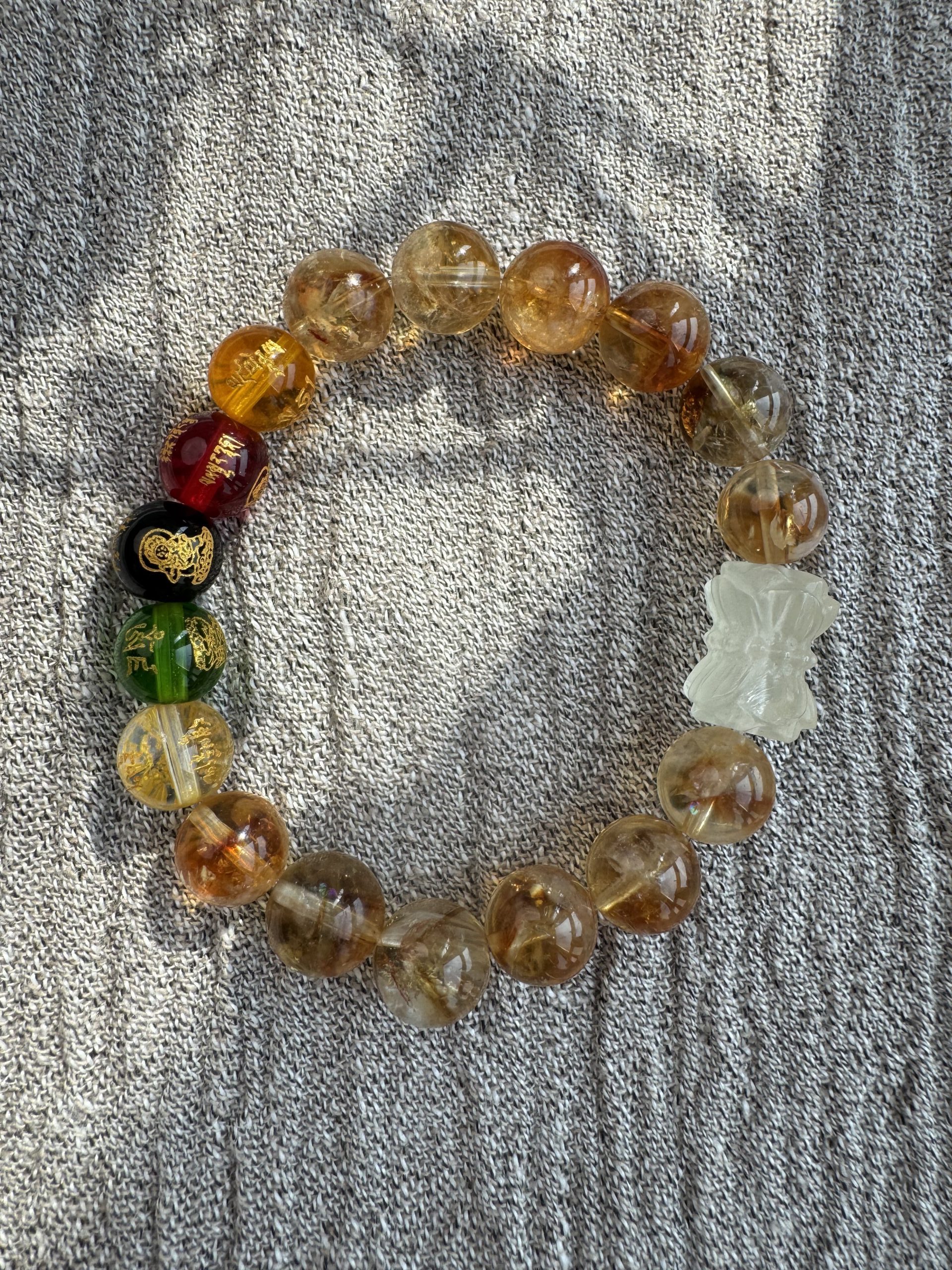 Fire Generates Earth · Fortune Born from Heaven An earth energy bracelet exclusively for those aligned with the Earth element.