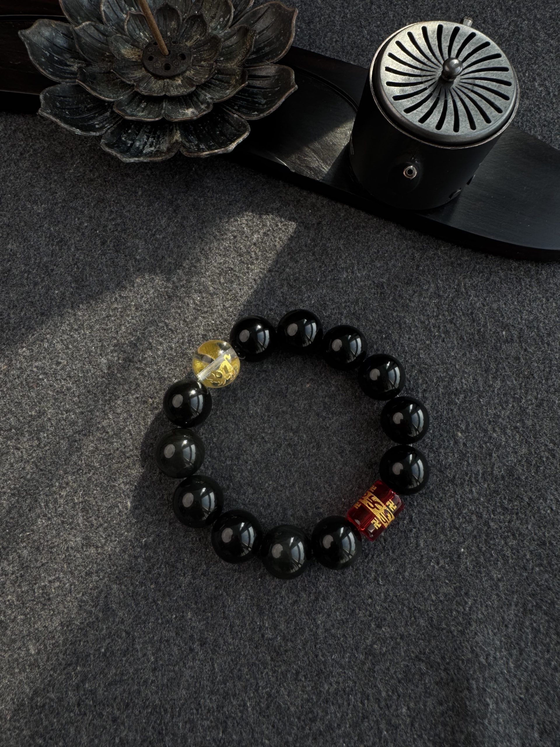 Mystic Water Channels · Mantra-Guided Fortune  A water energy bracelet exclusively for men - Image 3