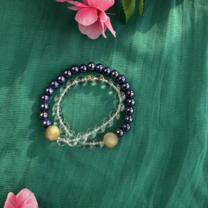 Ocean-Sky Bodhi Heart Bracelet