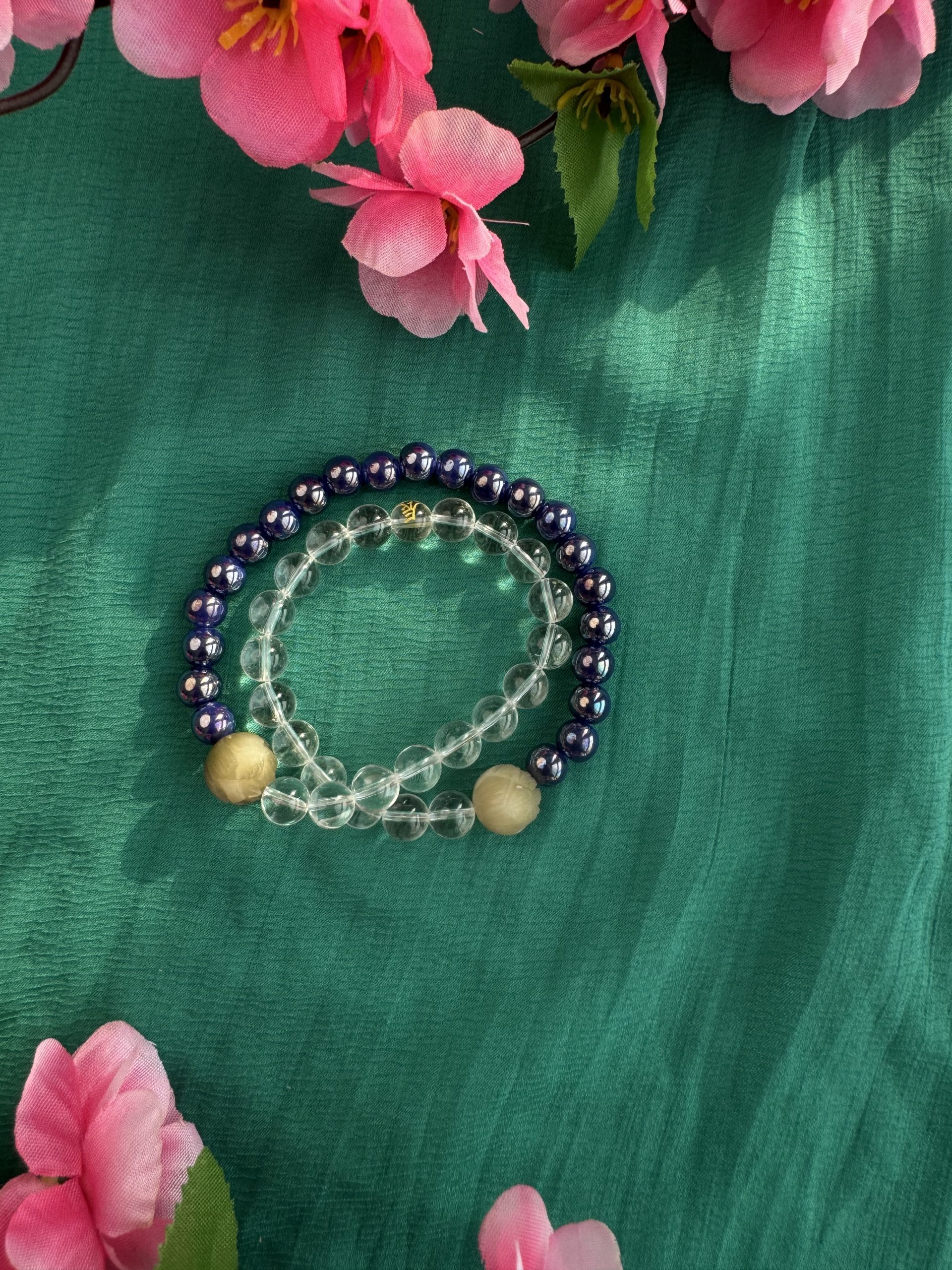 Ocean-Sky Bodhi Heart Bracelet