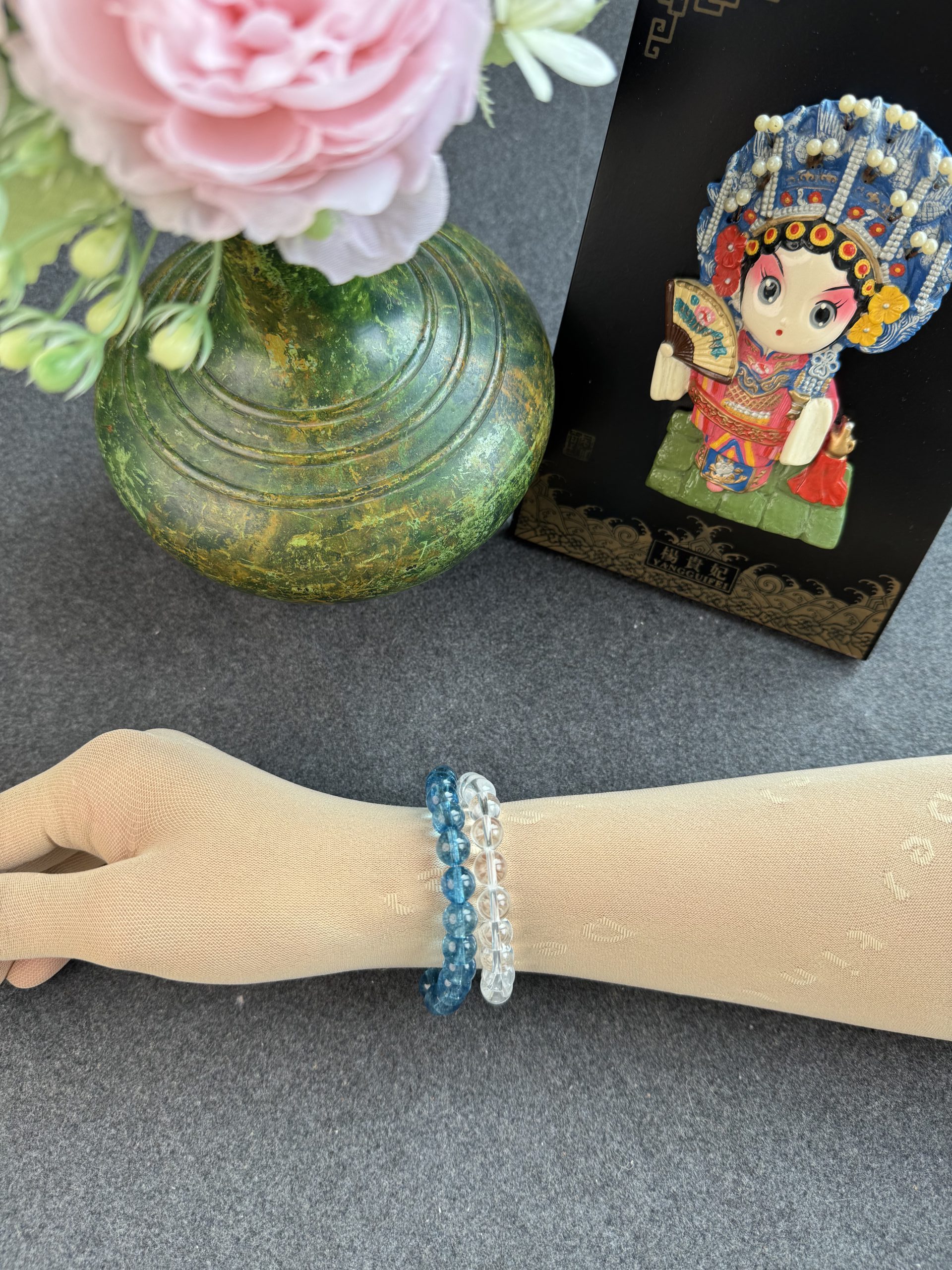 Dual Rings: Gold-Water · Celestial River Flow An energy bracelet exclusively for those aligned with the Water element. - Image 15